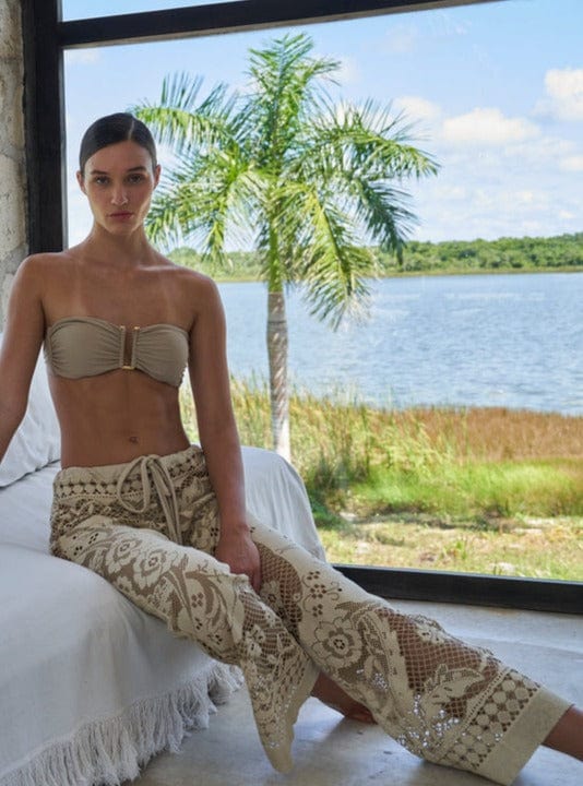 Aguaclara Swimwear Apparel & Accessories > Clothing > Skirts Aguaclara Nude Natural Stories Crochet Pants 2023 Aguaclara Swimwear Nude Natural Stories Crochet Lace Pants