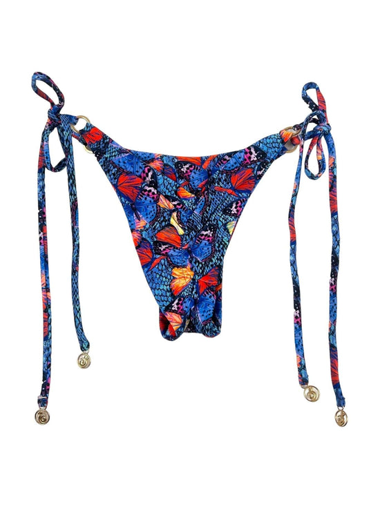 Berry Beachy Swimwear Apparel & Accessories > Clothing > Swimwear Blue Monarch Butterfly Triangle Top & Tie Side Cheeky Scrunch Bottom Bikini (Plus Sizes Available) (Copy) 2024 Sexy Wanderer Berry Beachy Swimwear Triangle Cheeky Bikini