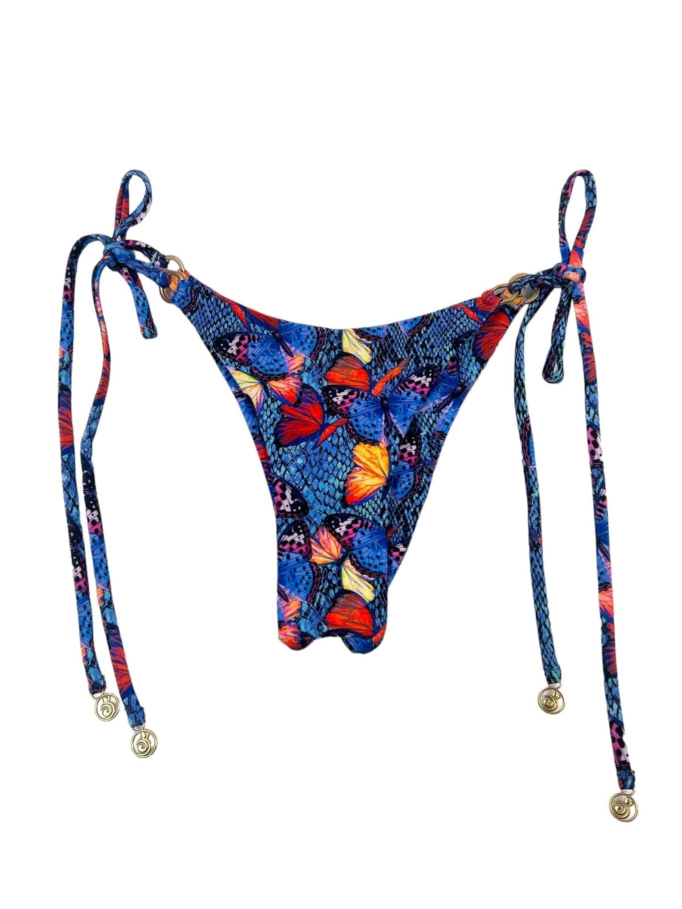 Berry Beachy Swimwear Apparel & Accessories > Clothing > Swimwear Blue Monarch Butterfly Triangle Top & Tie Side Cheeky Scrunch Bottom Bikini (Plus Sizes Available) (Copy) 2024 Sexy Wanderer Berry Beachy Swimwear Triangle Cheeky Bikini