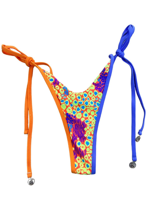 Berry Beachy Swimwear Apparel & Accessories > Clothing > Swimwear Madagascar Bandeau Top & Tie Side Thong Bottom Bikini Swimsuit (Plus Sizes Available) 2024 Berry Beachy Swimwear Madagascar Bandeau Top Thong Bikini