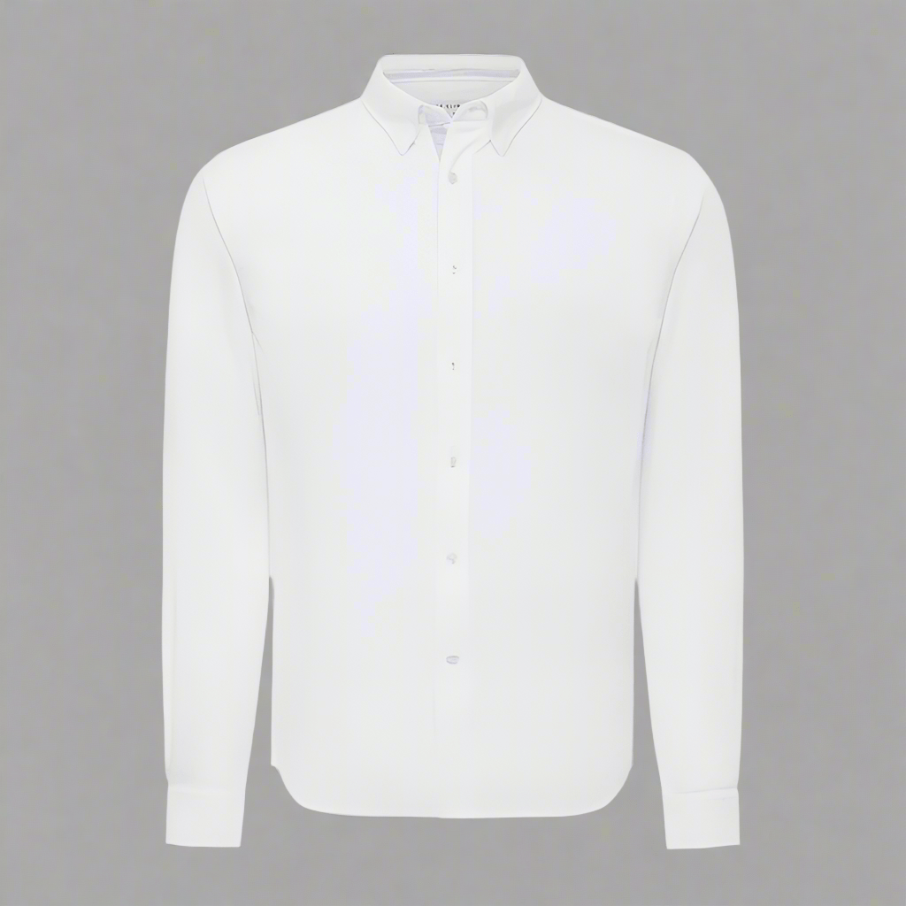 Le Club Apparel & Accessories > Clothing > Shirts & Tops Small / White White Oxford Long Sleeve Button Up Men's Cotton Shirt 2024 Men's White Oxford Long Sleeve Cotton Shirt Le Club Orignal