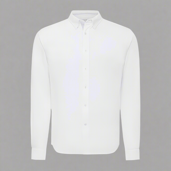 Le Club Apparel & Accessories > Clothing > Shirts & Tops Small / White White Oxford Long Sleeve Button Up Men's Cotton Shirt 2024 Men's White Oxford Long Sleeve Cotton Shirt Le Club Orignal