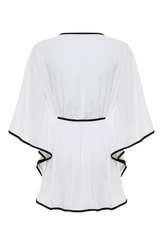 OlgaNikoza White / One Size White Brickell Chic Cover Up Tunic White Brickell Chic Cover Up Tunic