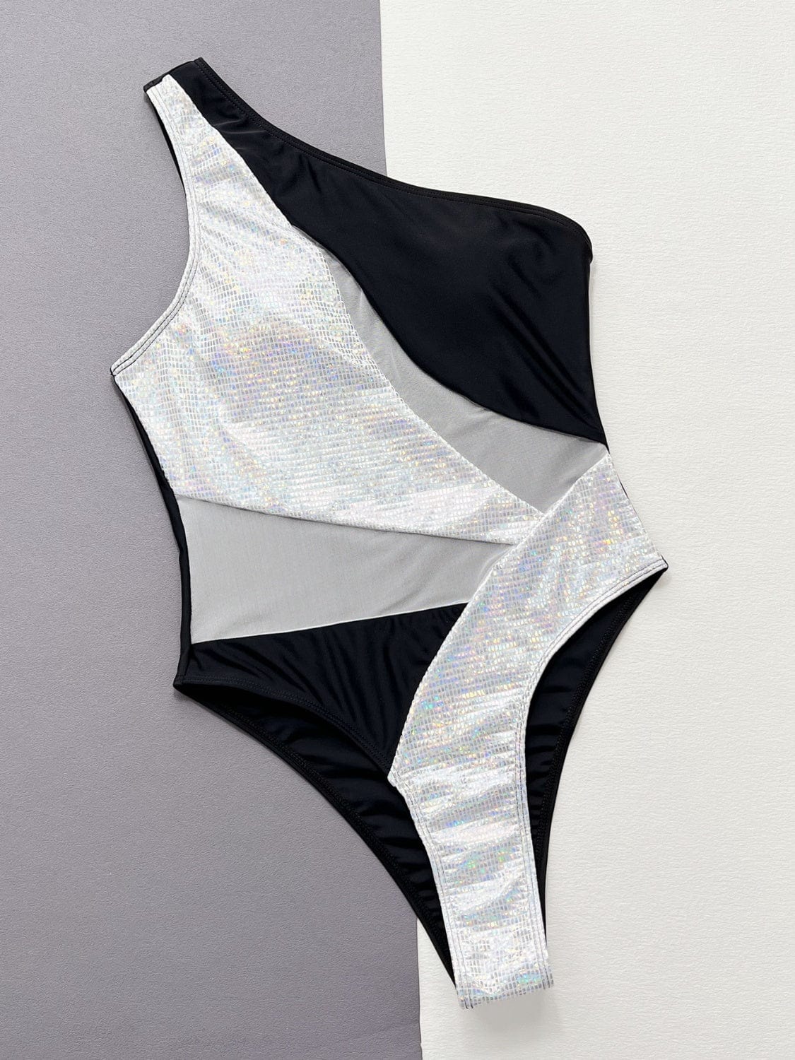 Trendsi Apparel & Accessories > Clothing > Swimwear Contrast Panel One-Piece Swimsuit