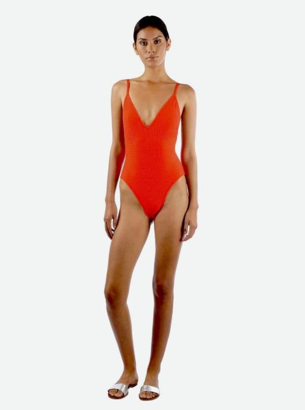 Aguaclara Swimwear Apparel & Accessories > Clothing > Swimwear Aguaclara Swimwear Naranja One Piece Swimsuit Aguaclara Luxury Swimwear Red Naranja 63 Designer One Piece Swimsuit