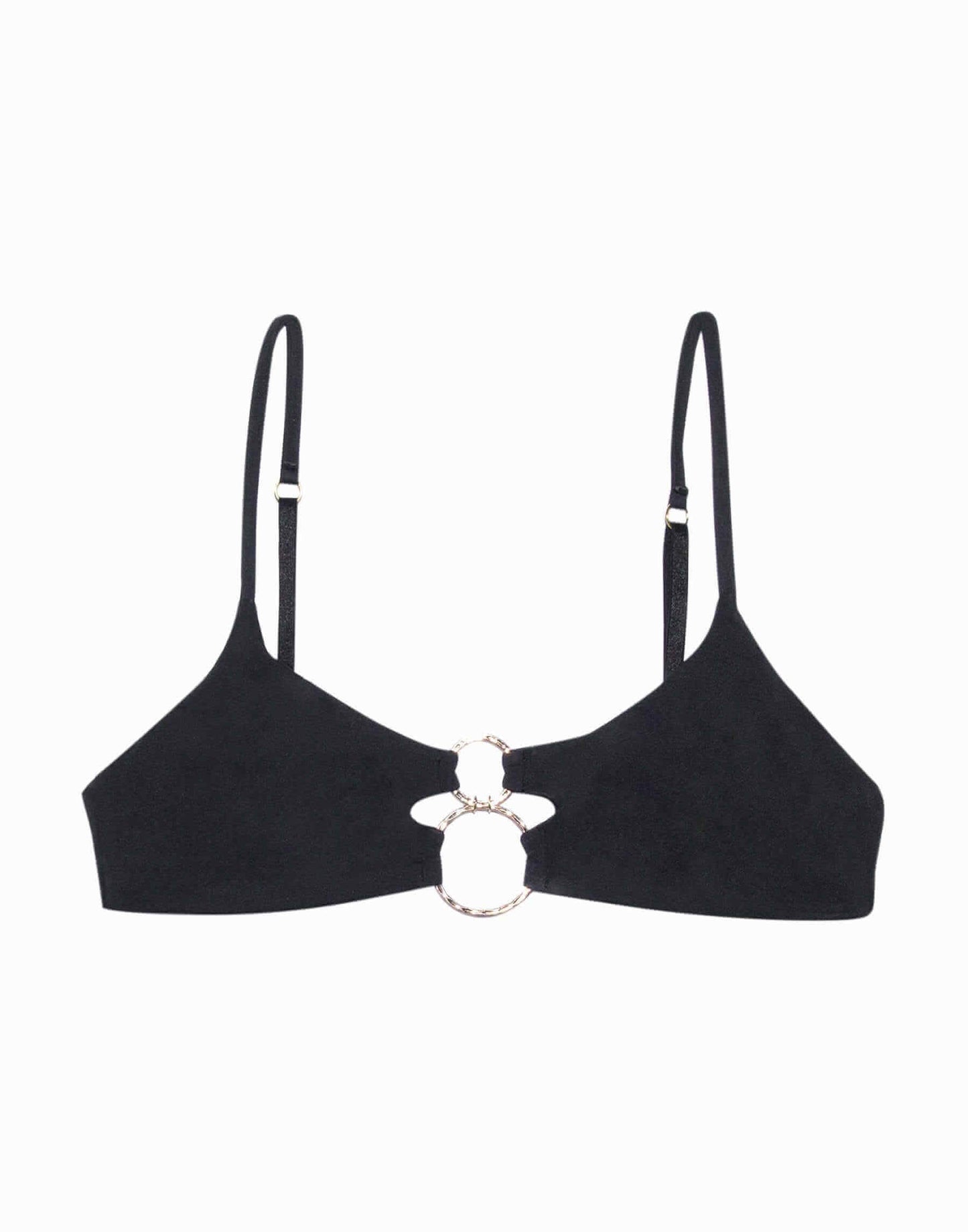 Beach Bunny Apparel & Accessories > Clothing > Swimwear Beach Bunny Lexi Black Bralette & Nadia Skimpy Bottom Bikini Swimwear Set