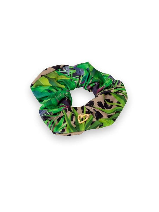 Montoya Apparel & Accessories > Clothing > Swimwear Liliana Montoya Amazonia Ponytail Hair Scrunchie 2021 Liliana Montoya Designer Luxury Amazonia Pony Tale Hair Scrunchie