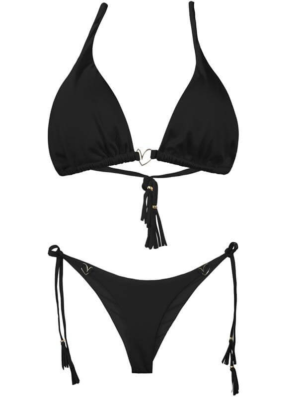 Montoya Apparel & Accessories > Clothing > Swimwear Liliana Montoya Black Bikini Marinera Shiny Tops Bikini Swimwear Separate Liliana Montoya Black Bikini Marinera Shiny Tops Bikini Swimwea