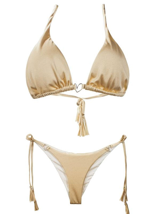 Montoya Apparel & Accessories > Clothing > Swimwear Liliana Montoya Gold Bikini Marinera Shiny Tops Bikini Swimwear Separate Liliana Montoya Black Bikini Marinera Shiny Tops Bikini Swimwea