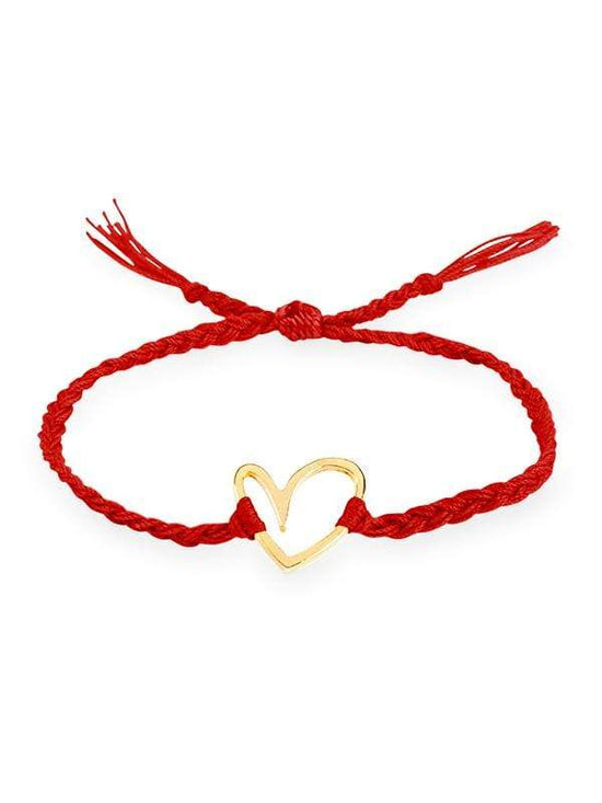 Montoya Apparel & Accessories > Clothing > Swimwear Liliana Montoya Gold Heart Red Bracelet 2021 Liliana Montoya Designer Luxury Gold Heart Red Bracelet Jewelry