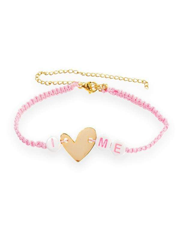 Montoya Apparel & Accessories > Clothing > Swimwear Liliana Montoya Pink "I Love Me" Ankle Bracelet 2021 Liliana Montoya Pink I Love Me Ankle Bracelet Designer Jewelry