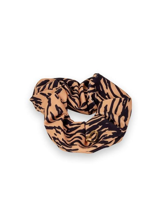 Montoya Apparel & Accessories > Clothing > Swimwear Liliana Montoya Tiger Ponytail Hair Scrunchie