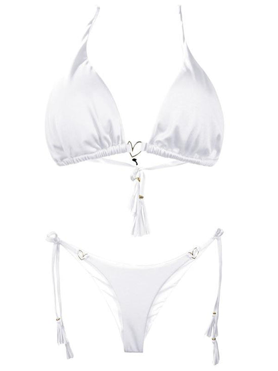 Montoya Apparel & Accessories > Clothing > Swimwear Liliana Montoya White Bikini Marinera Shiny Tops Bikini Swimwear Separate Liliana Montoya Black Bikini Marinera Shiny Tops Bikini Swimwea