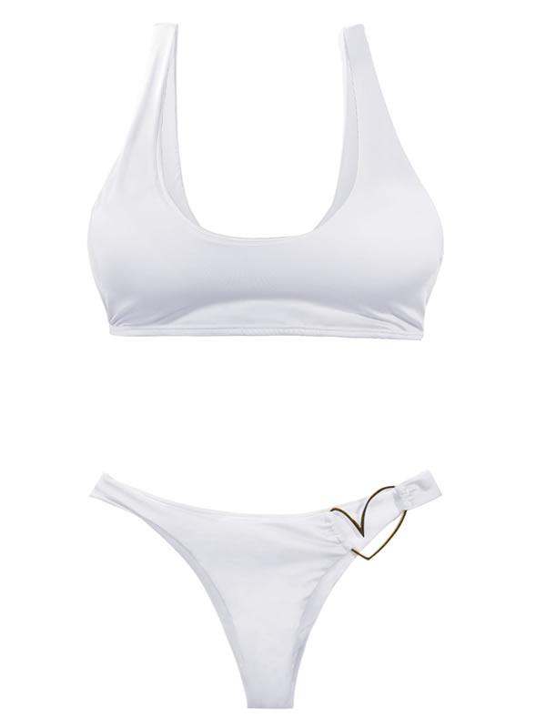 Montoya Apparel & Accessories > Clothing > Swimwear Liliana Montoya White Bikini Shiny Top Bikini Swimwear Separate Liliana Montoya Black Bikini Shiny Top Bikini Swimwear Se