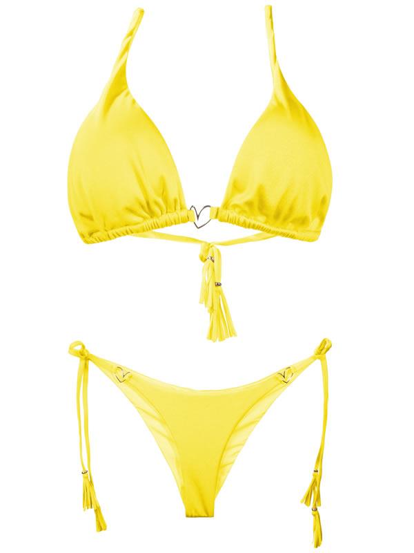 Montoya Apparel & Accessories > Clothing > Swimwear Liliana Montoya Yellow Bikini Marinera Shiny Tops Bikini Swimwear Separate Liliana Montoya Black Bikini Marinera Shiny Tops Bikini Swimwea