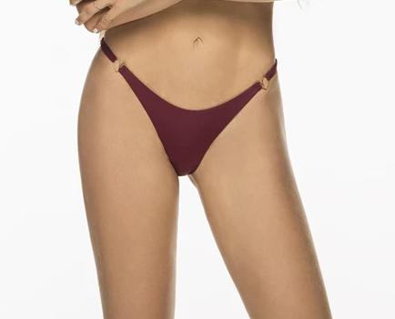 Montoya Apparel & Accessories > Clothing > Swimwear Small / Purple Liliana Montoya Tinto Bikini Marinera Double Straps Bottom Bikini Swimwear Separate