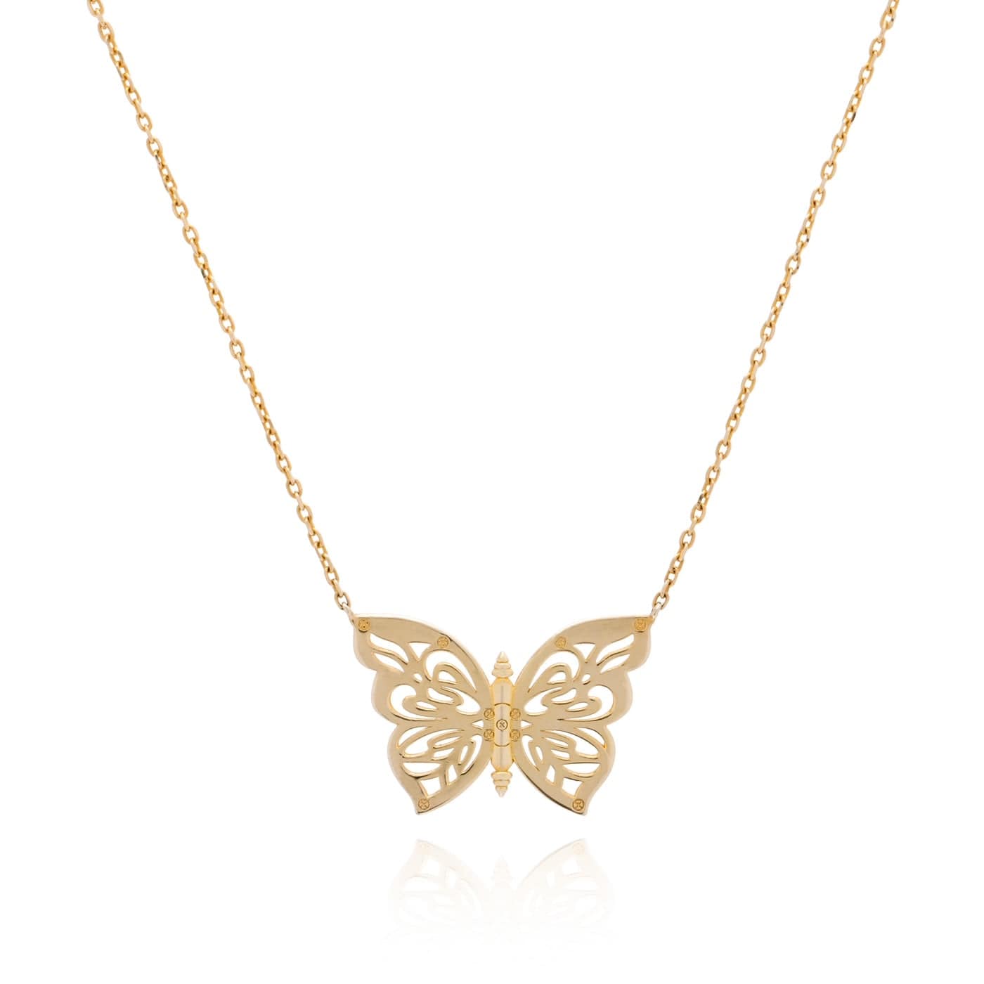 OlgaNikoza Necklace gold Gold Papillon Necklace