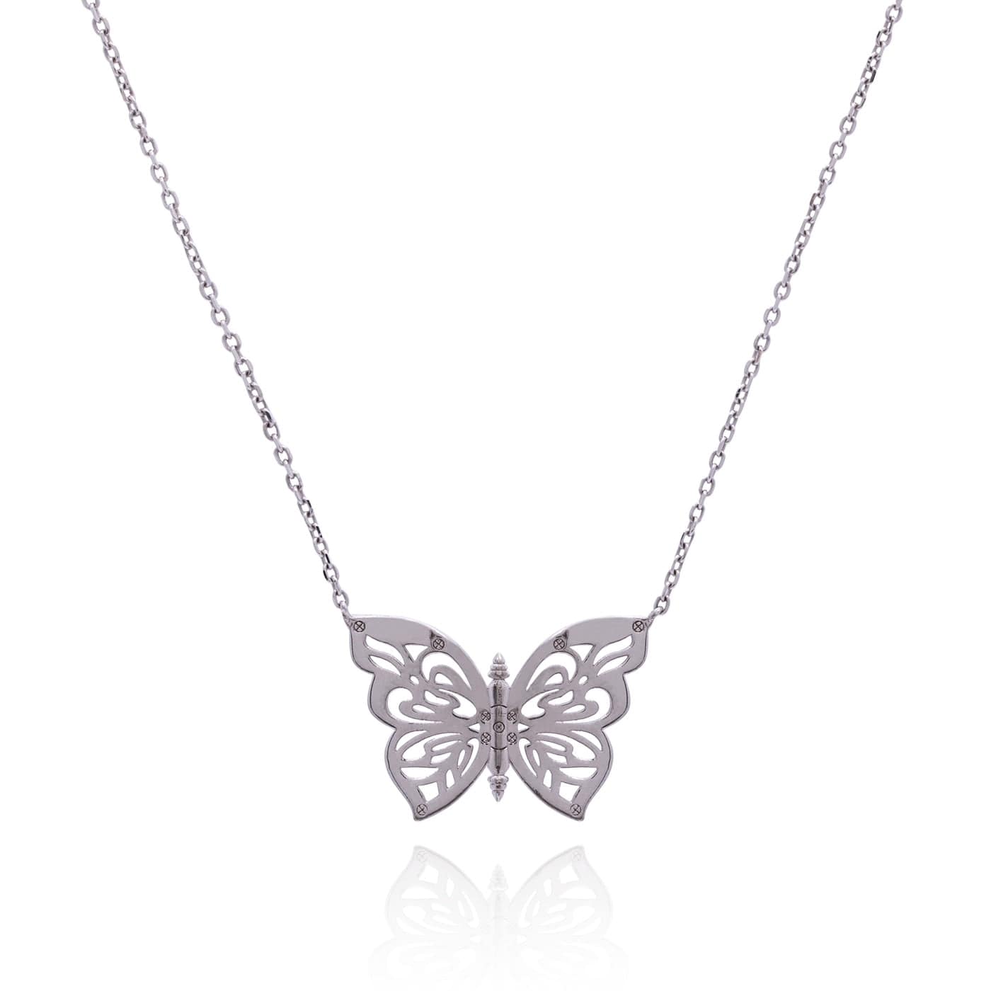 OlgaNikoza Necklace silver Rose-Gold Papillon Necklace