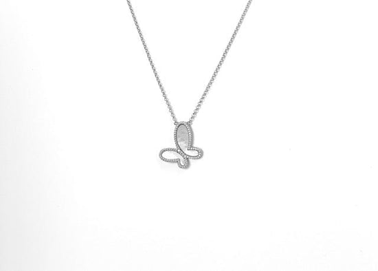 OlgaNikoza Necklaces Silver Butterfly Necklace