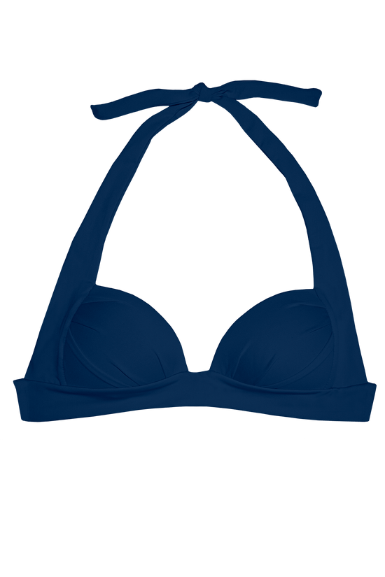 Thaikila Apparel & Accessories > Clothing > Swimwear Blue / Extra Large Thaikila Kaleido Norma Blue Padded Triangle Top & Reversible Blue Burgundy Bottom Bikini Swimwear Swimsuit Set