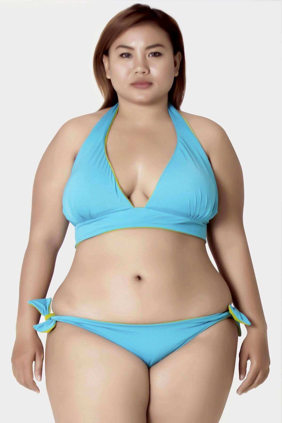 Thaikila Apparel & Accessories > Clothing > Swimwear Blue / Extra Large Thaikila Kaleido Norma Blue Padded Triangle Top & Reversible Blue Burgundy Bottom Bikini Swimwear Swimsuit Set Thaikila Kaleido Norma Blue Padded Triangle Top & Reversible Blue Burgundy Bottom Bikini Swimwear Swimsuit Set