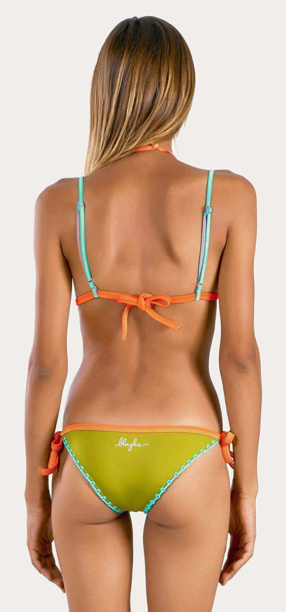 Thaikila Apparel & Accessories > Clothing > Swimwear Thaikila Favela Baila Reversible 2 in 1 Bikini Set